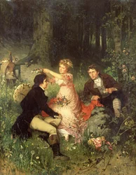 La guirlande de fleurs
